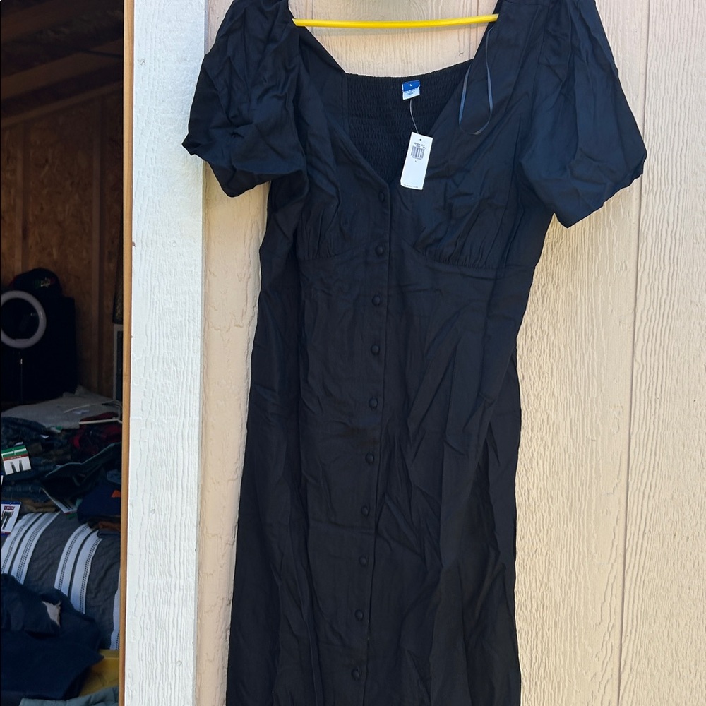 Old Navy Button Down Dress Midi